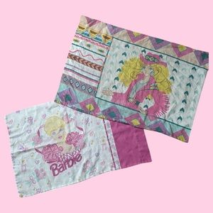 Set of 2 x Barbie Pillow Cases